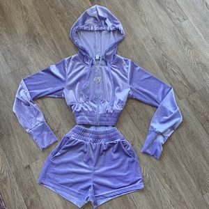 Y2K lavender short set 💜